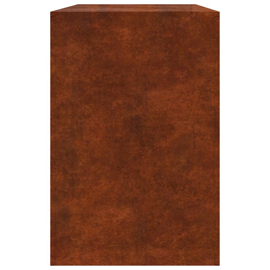 Tűzifa állvány 100x40x60 cm időjárásálló acélból 6