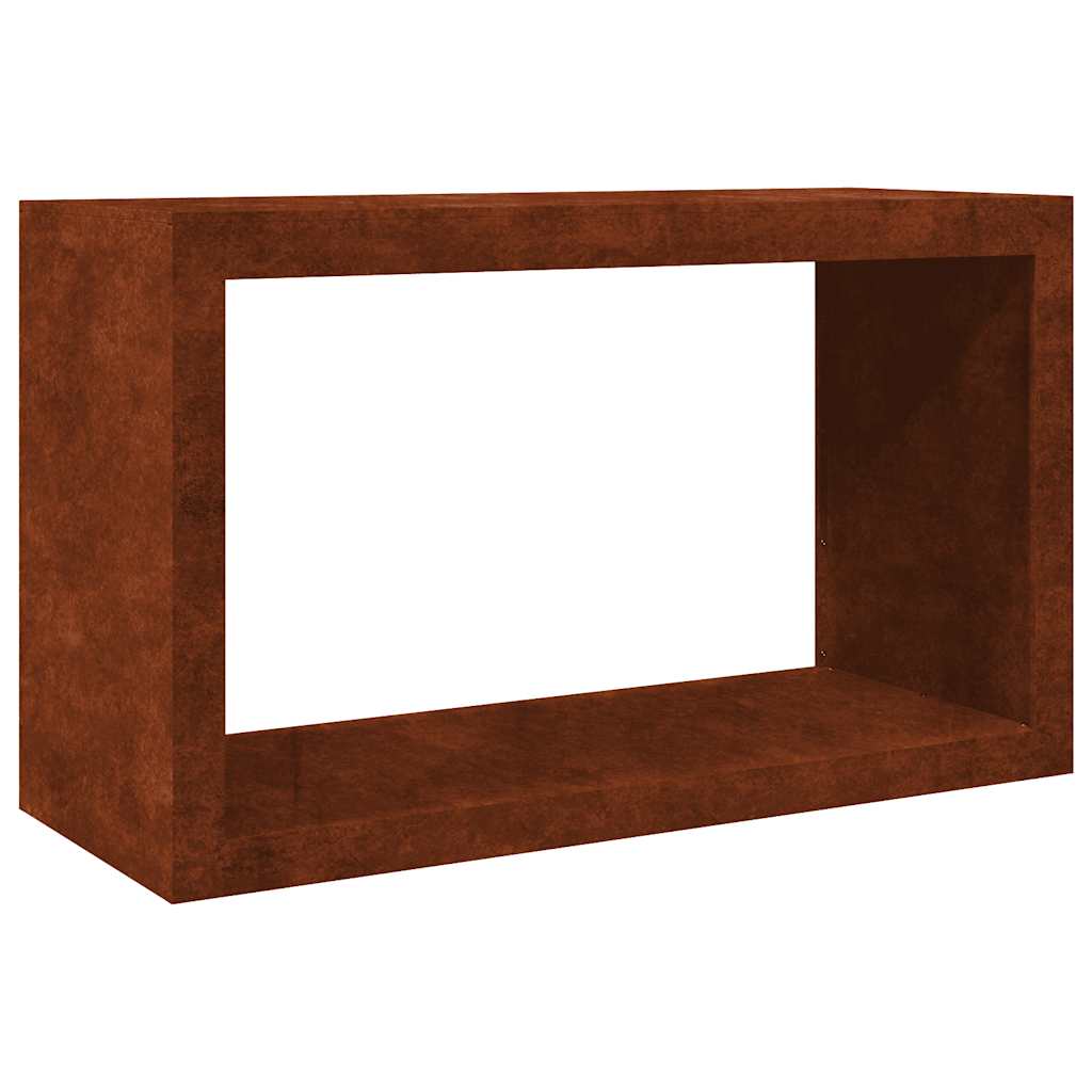 Tűzifa állvány 100x40x60 cm időjárásálló acélból 7