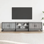 Szürke sonoma színű szerelt fa TV-szekrény 180 x 35 x 41 cm 3