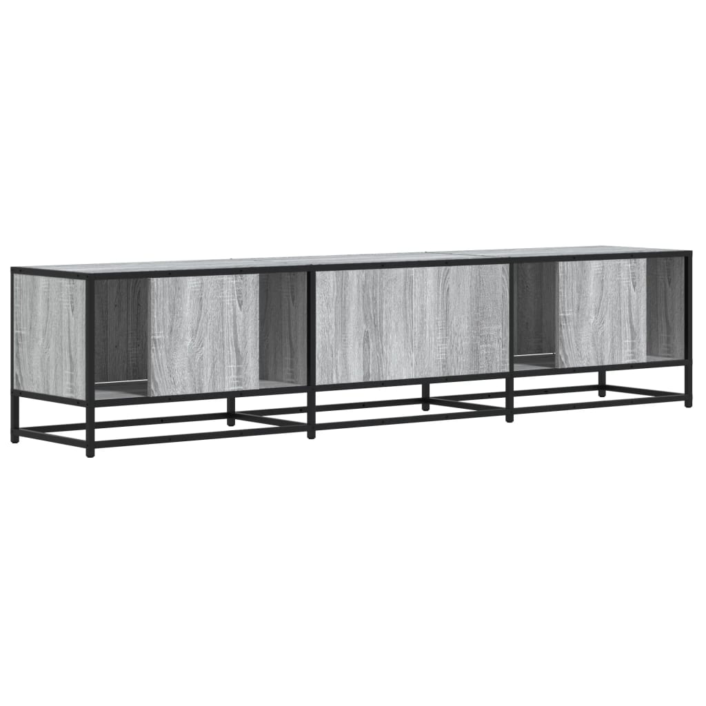 Szürke sonoma színű szerelt fa TV-szekrény 180 x 35 x 41 cm 6