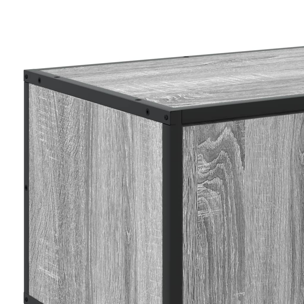 Szürke sonoma színű szerelt fa TV-szekrény 180 x 35 x 41 cm 8