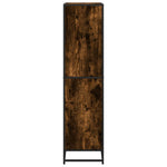 Füstös tölgy színű szerelt fa könyvszekrény 60 x 35 x 139 cm 5