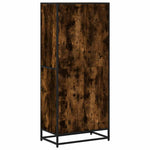 Füstös tölgy színű szerelt fa könyvszekrény 60 x 35 x 139 cm 6