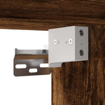 2 részes füstös tölgy színű szerelt fa fürdőszobai bútorszett 9