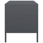 Antracitszürke hidegen hengerelt acél TV-szekrény 68x39x43,5 cm 6