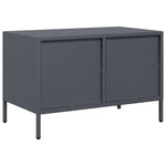 Antracitszürke hidegen hengerelt acél TV-szekrény 68x39x43,5 cm 7
