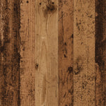5 szintes antik fa színű fa könyvespolc 45 x 23,5 x 162,5 cm 8