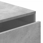 Betonszürke szerelt fa fiókos sarokszekrény 80 x 41 x 58 cm 8