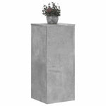 2 db betonszürke szerelt fa növénytartó állvány 30 x 30 x 70 cm 8