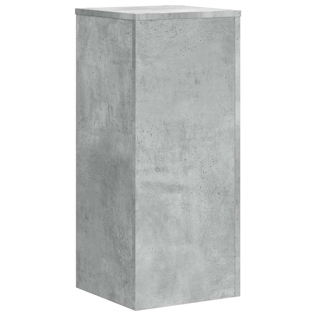 2 db betonszürke szerelt fa növénytartó állvány 30 x 30 x 70 cm 3