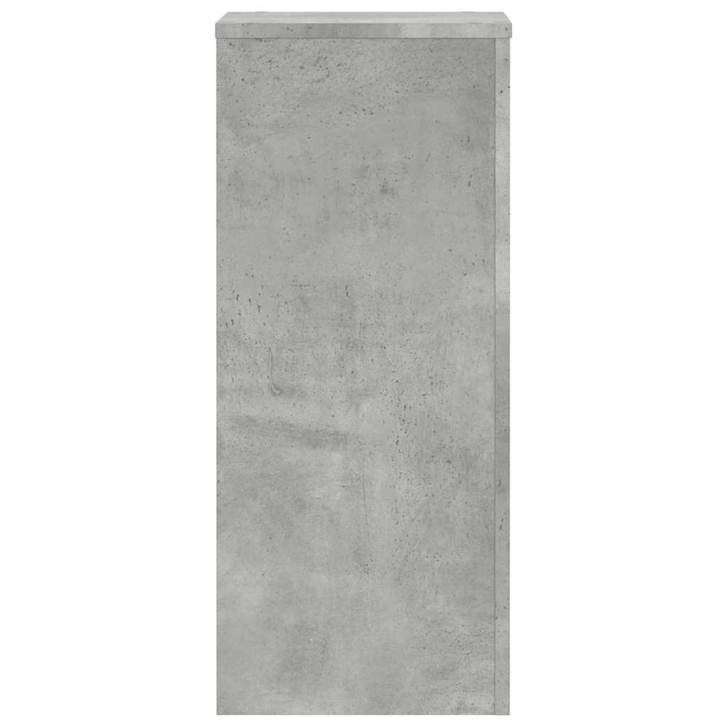 2 db betonszürke szerelt fa növénytartó állvány 30 x 30 x 70 cm 4