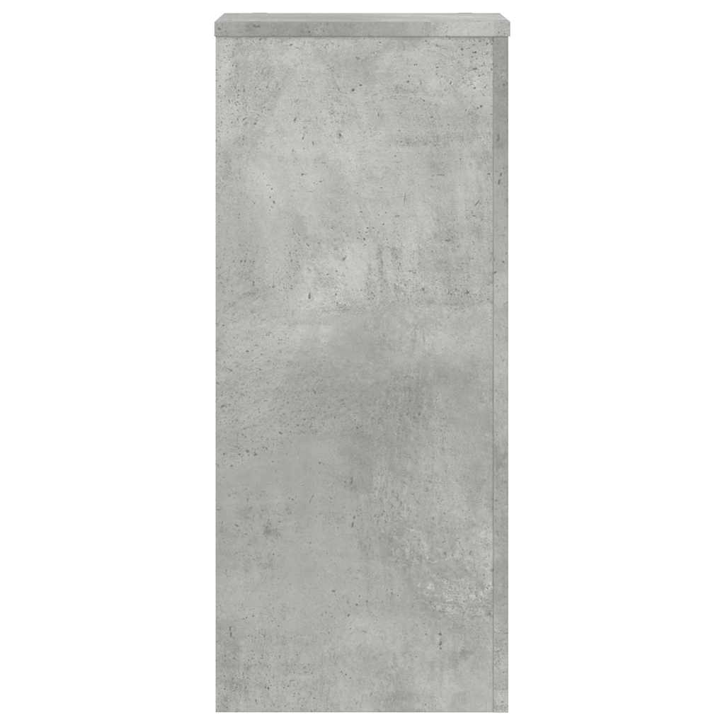 2 db betonszürke szerelt fa növénytartó állvány 30 x 30 x 70 cm 6