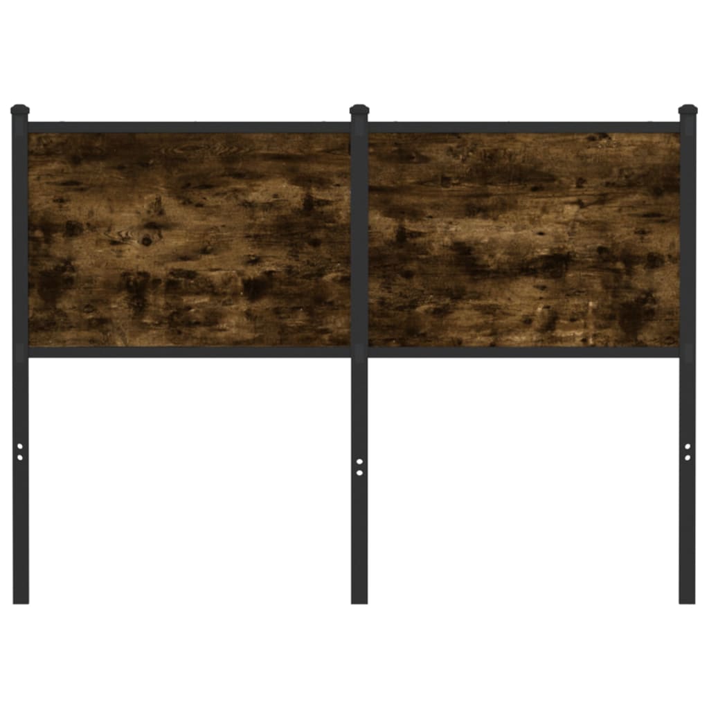 Füstös tölgy színű szerelt fa és acél csere fejtámla 120 cm 3