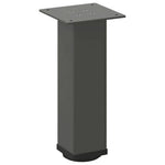 4 db antracitszürke acél dohányzóasztal láb 42-44 cm 4