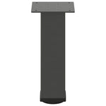 4 db antracitszürke acél dohányzóasztal láb 42-44 cm 6