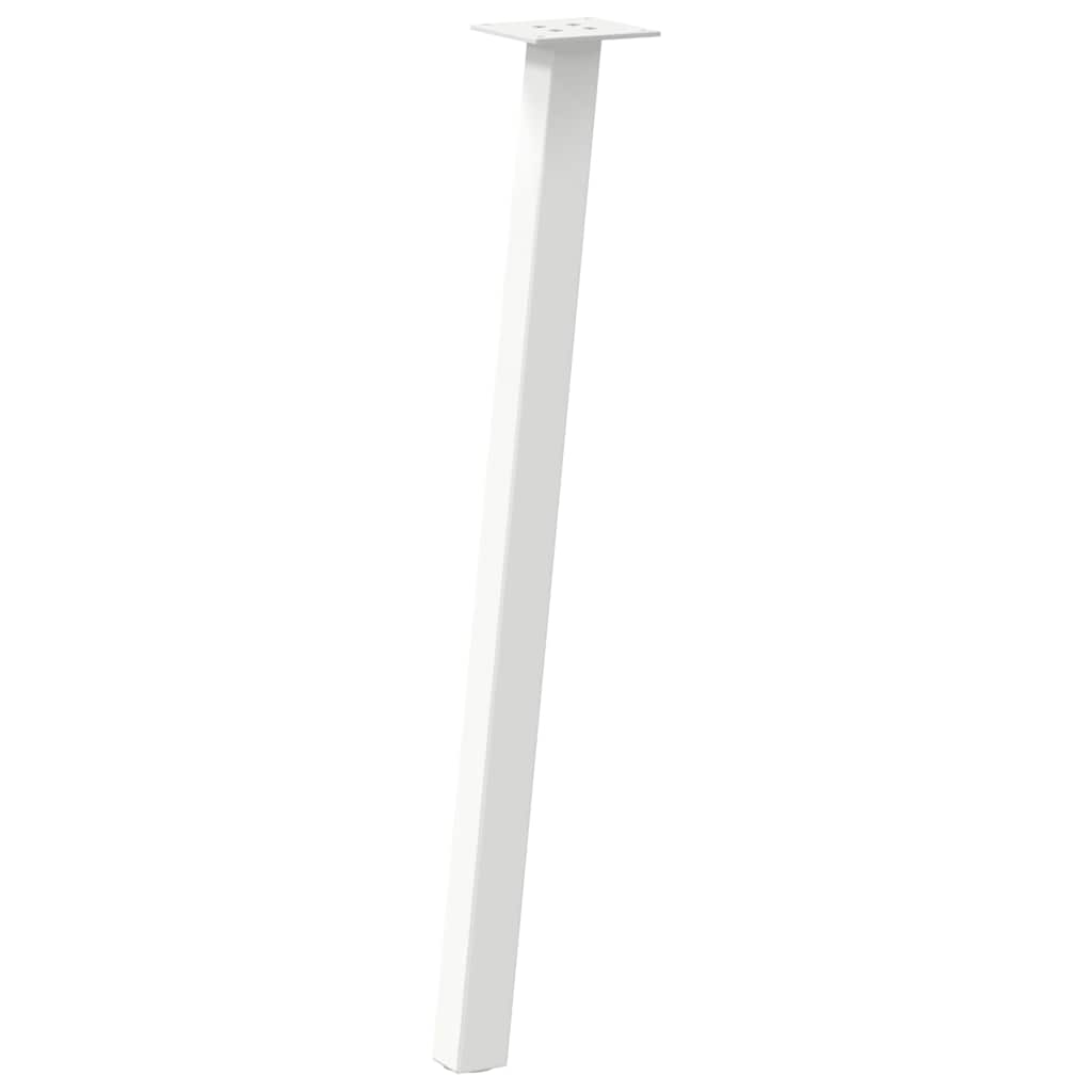 4 db fehér acél konzolasztal láb 72 cm 4