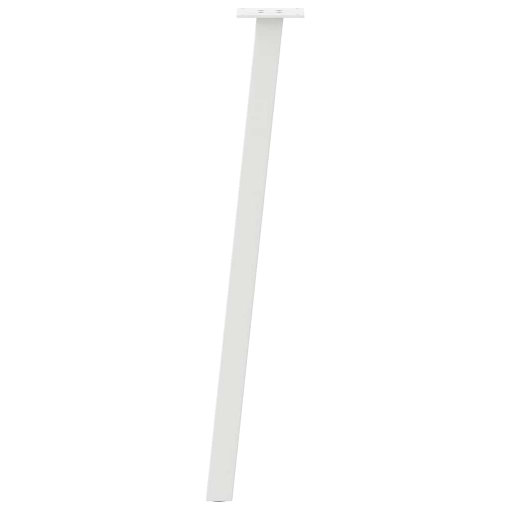 4 db fehér acél konzolasztal láb 72 cm 5
