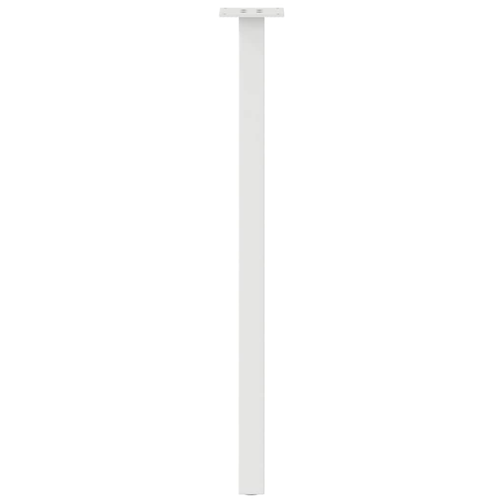 4 db fehér acél konzolasztal láb 72 cm 6