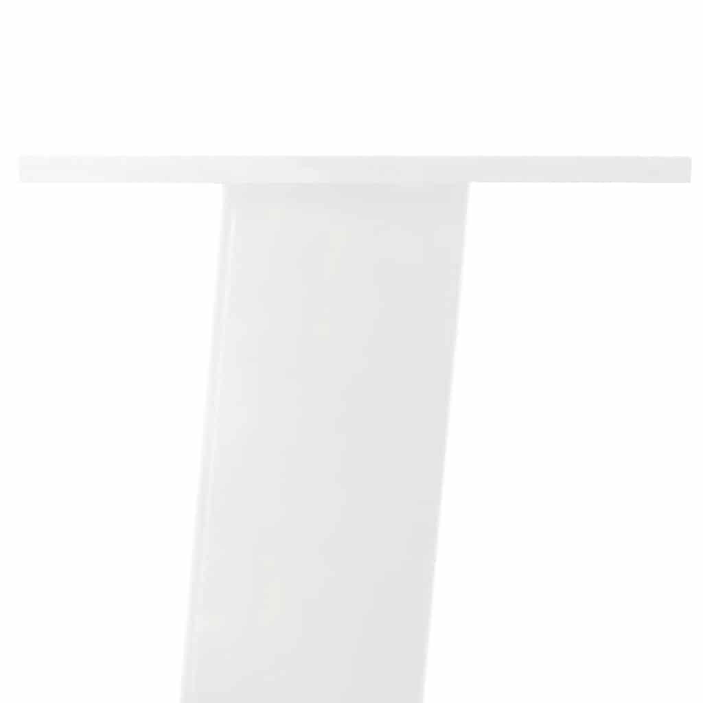 4 db fehér acél konzolasztal láb 72 cm 9