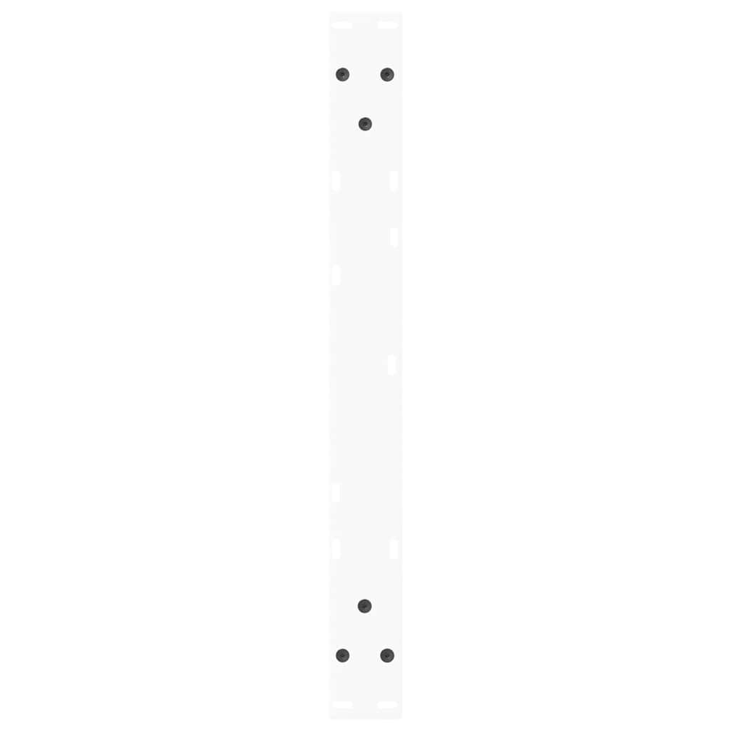2 db fehér, V-alakú acél dohányzóasztal láb 70 x (30-31,3) cm 7