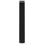 2 db fekete, V-alakú acél dohányzóasztal láb 28 x (42-43,3) cm 6