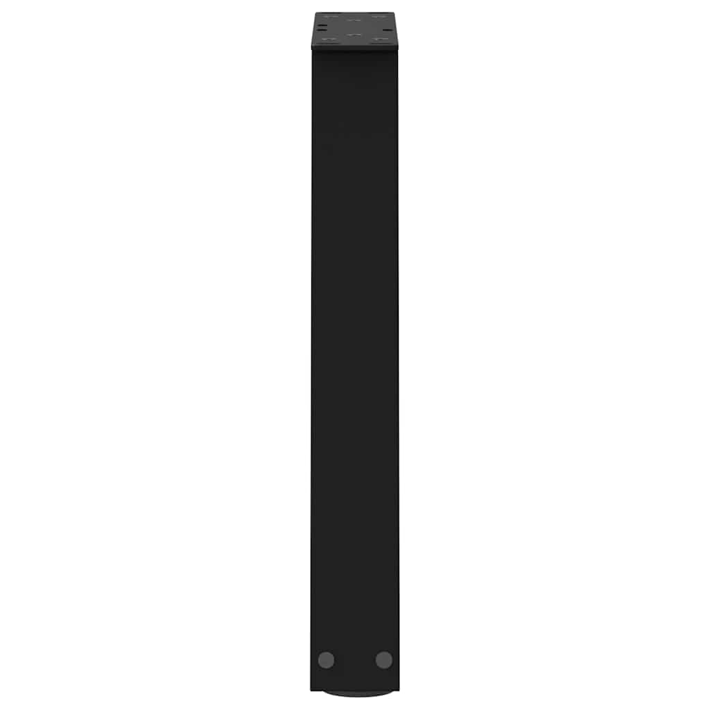 2 db fekete, V-alakú acél dohányzóasztal láb 28 x (42-43,3) cm 6