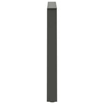 3 db antracitszürke, V-alakú acél étkezőasztalláb 90 x (72-73,3) cm 6