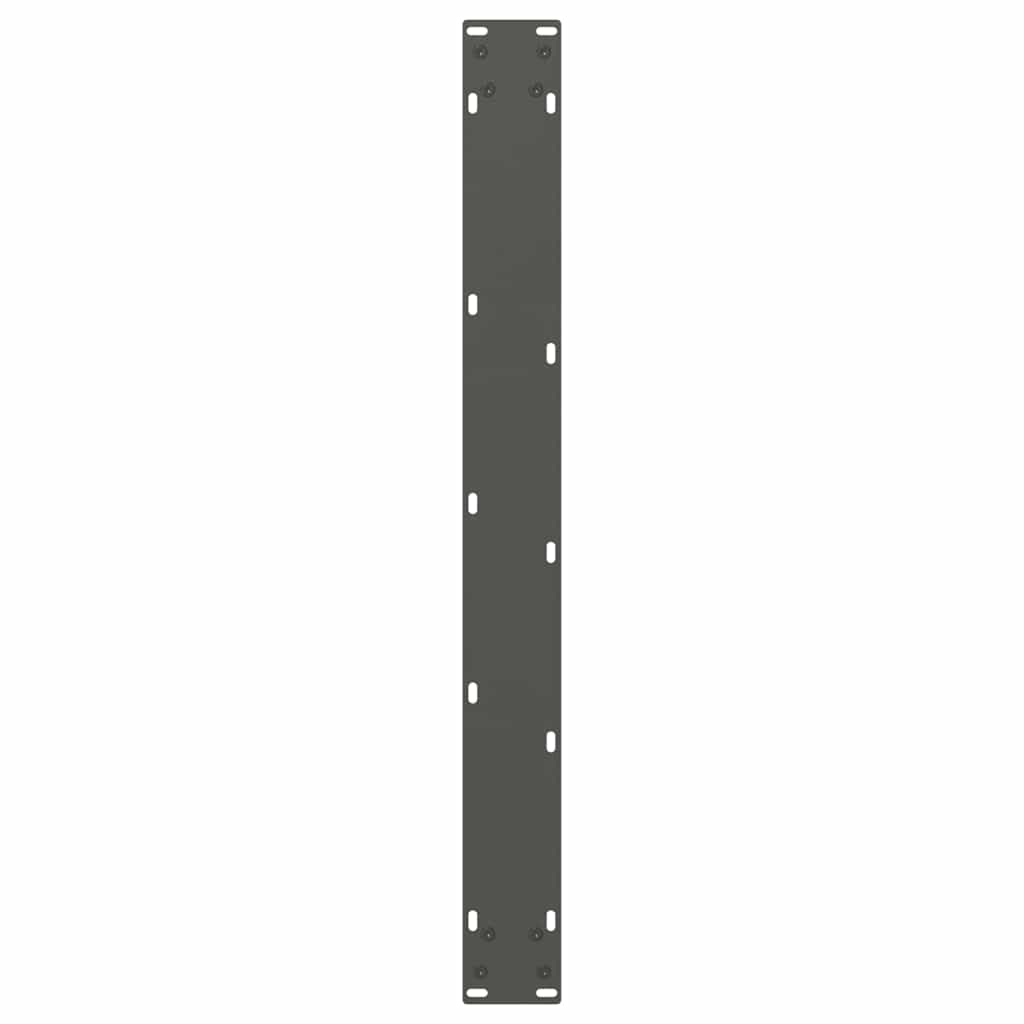 3 db antracitszürke, V-alakú acél étkezőasztalláb 90 x (72-73,3) cm 7