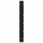 3 db V-alakú étkezőasztal láb fekete 100 x (72-73,3) cm acél étkezőasztal láb 7