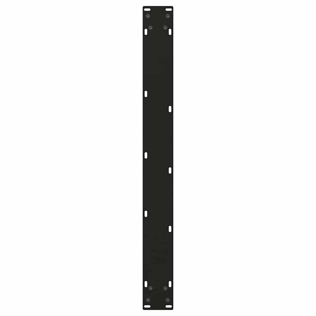 3 db V-alakú étkezőasztal láb fekete 100 x (72-73,3) cm acél étkezőasztal láb 7