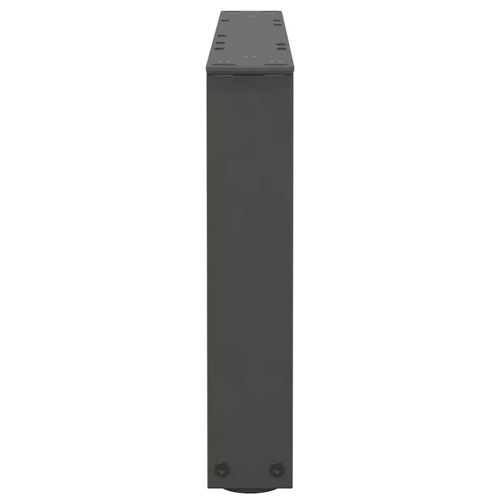 2 db antracitszürke, V-alakú acél dohányzóasztal láb 50 x (30-31,3) cm 6