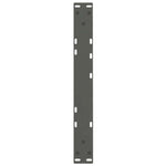 2 db antracitszürke, V-alakú acél dohányzóasztal láb 50 x (30-31,3) cm 7