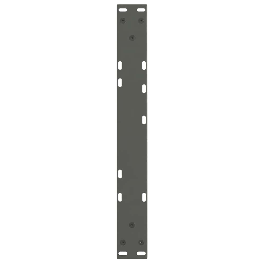 2 db antracitszürke, V-alakú acél dohányzóasztal láb 50 x (30-31,3) cm 7