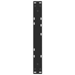 2 db fekete, V-alakú acél dohányzóasztal láb 60 x (30-31,3) cm 7
