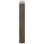 2 db V-alakú natúr acél dohányzóasztal láb 50x(42-43,3) cm 6