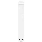 2 db fehér, V-alakú acél dohányzóasztal láb 60 x (42-43,3) cm 6