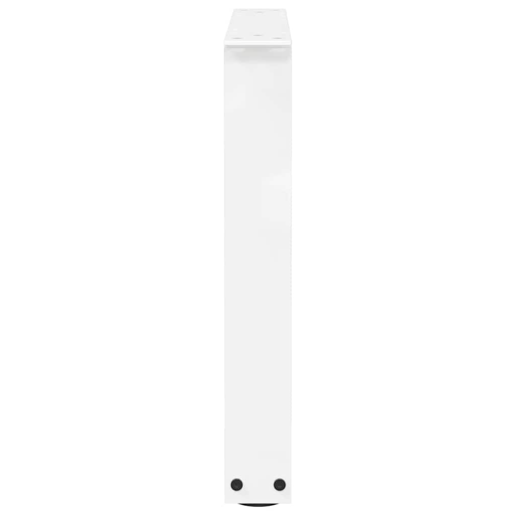 2 db fehér, V-alakú acél dohányzóasztal láb 60 x (42-43,3) cm 6