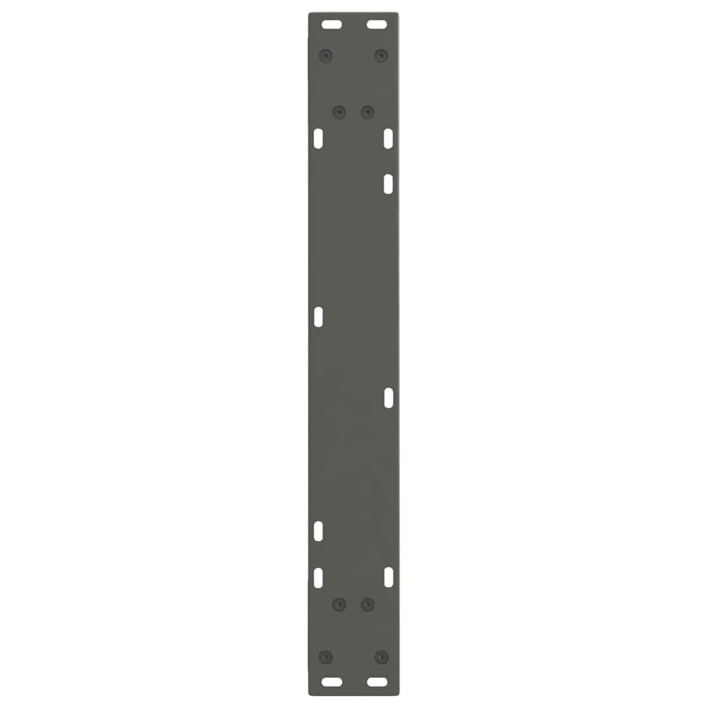 2 db antracitszürke, V-alakú acél étkezőasztalláb 70 x (72-73,3) cm 7