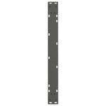 2 db antracitszürke, V-alakú acél étkezőasztal láb 80 x (72-73,3) cm 7