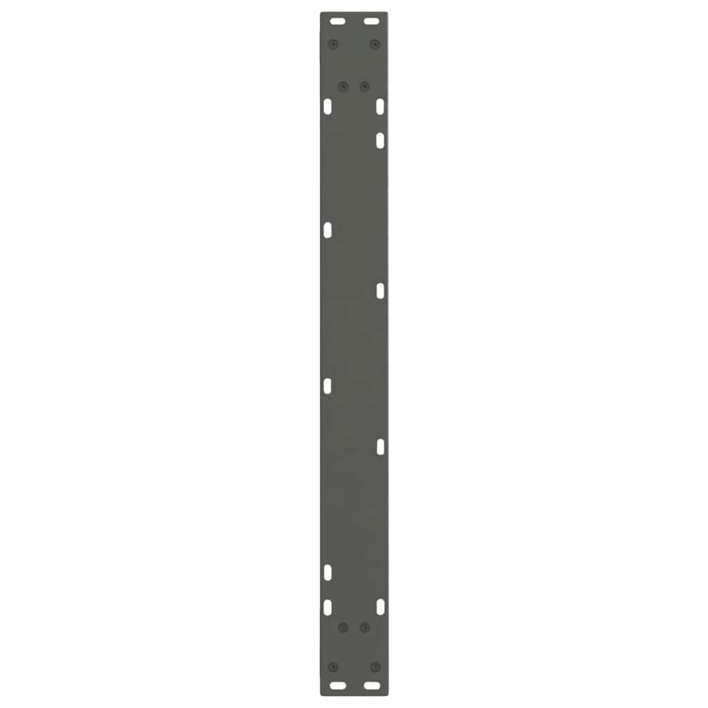 2 db antracitszürke, V-alakú acél étkezőasztal láb 80 x (72-73,3) cm 7