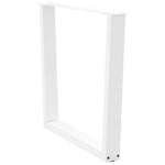 3 db fehér, V-alakú étkezőasztal láb 80 x (72-73,3) cm acél étkezőasztal láb 4