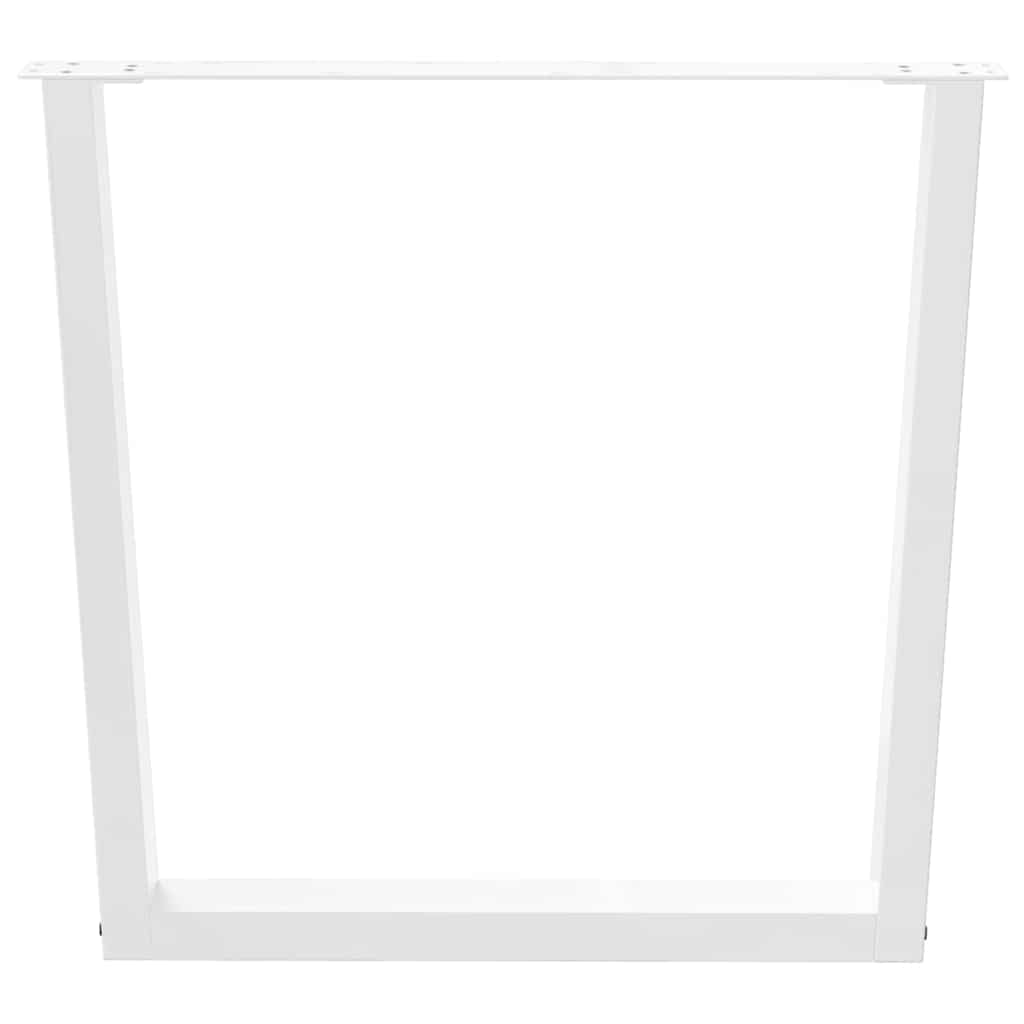 3 db fehér, V-alakú étkezőasztal láb 80 x (72-73,3) cm acél étkezőasztal láb 5