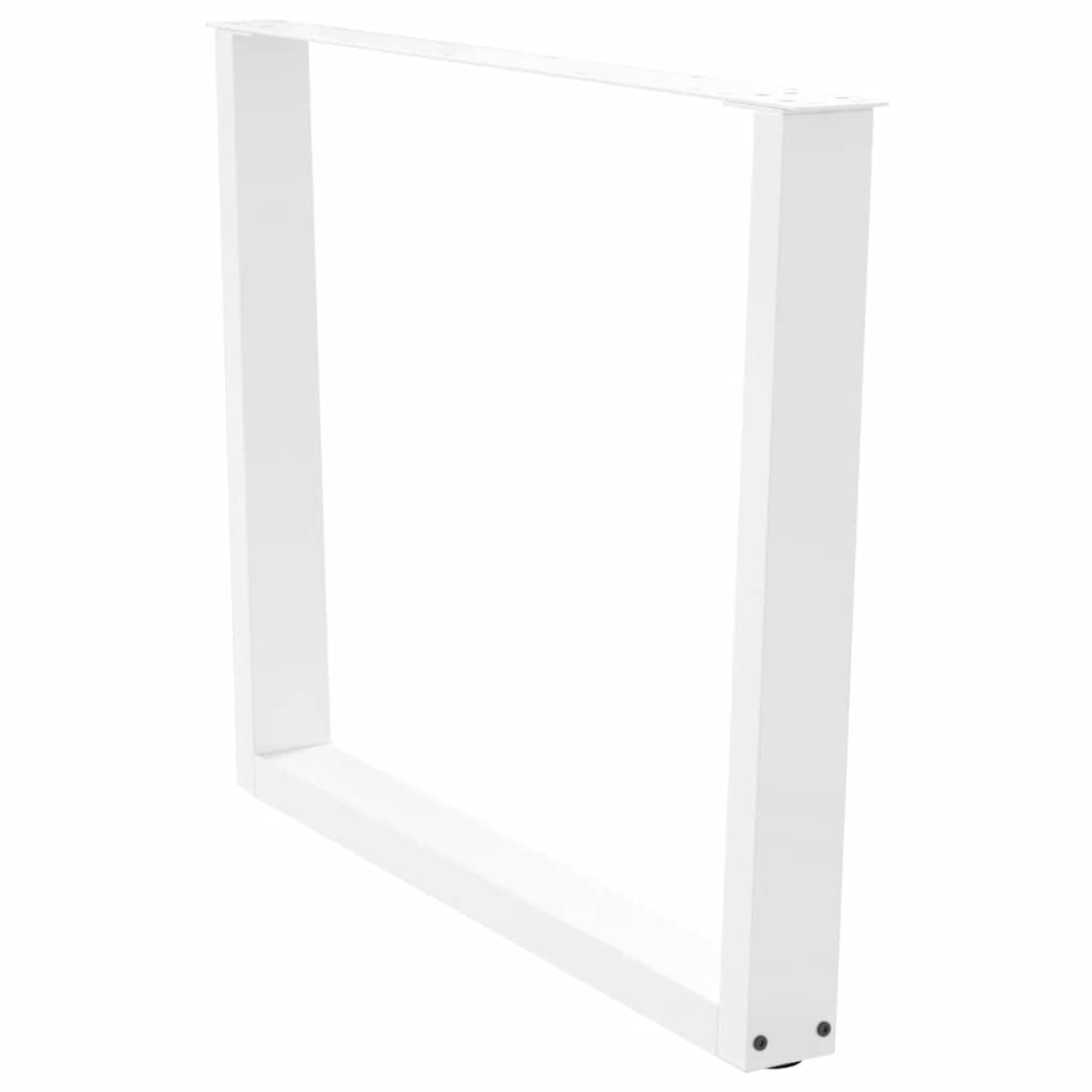 3 db fehér, V-alakú étkezőasztal láb 100 x (72-73,3) cm acél étkezőasztal láb 4