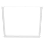 3 db fehér, V-alakú étkezőasztal láb 100 x (72-73,3) cm acél étkezőasztal láb 5
