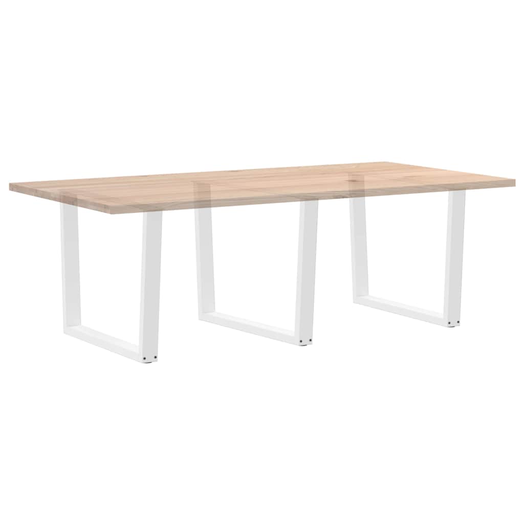 3 db fehér, V-alakú étkezőasztal láb 100 x (72-73,3) cm acél étkezőasztal láb 8