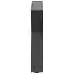 2 db antracitszürke acél dohányzóasztal láb 50 x (30-31,3) cm 6