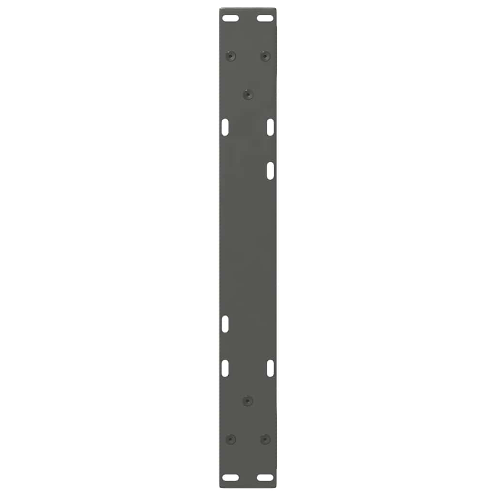 2 db antracitszürke acél dohányzóasztal láb 50 x (30-31,3) cm 7