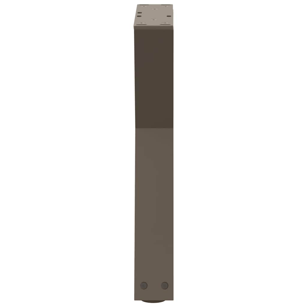 2 db natúr acél dohányzóasztal láb 28 x (42-43,3) cm acél 6