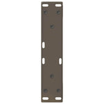 2 db natúr acél dohányzóasztal láb 28 x (42-43,3) cm acél 7