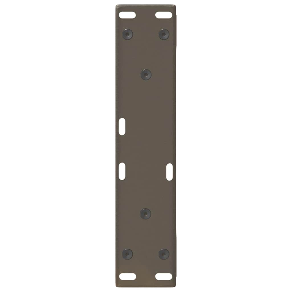 2 db natúr acél dohányzóasztal láb 28 x (42-43,3) cm acél 7